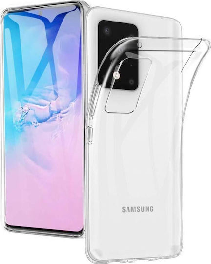Umschlag Rückseite Silikon 0.75mm Transparent (Galaxy S20 Ultra)