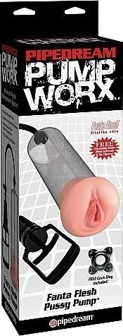 Pipedream Pump Worx Fanta Flesh Pussy Τρόμπα Πέους Flesh