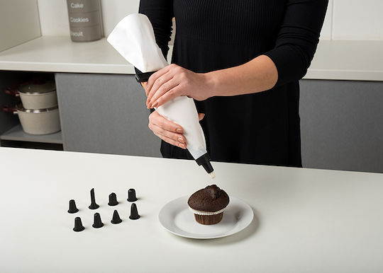 Nava Misty Silicone Pastry Bags Set 36cm 9 Pieces 10-111-099