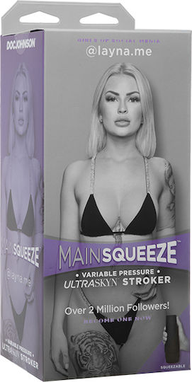 Doc Johnson Main Squeeze Girls of Social Media @layna.me Pussy Мастурбатор Вагина 5210-05-BX 1бр