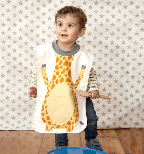 Little Champions Bib Big Ποδιά Υφασμάτινη με Ενιαίο Λαιμό για 12 m+