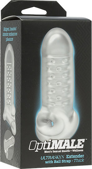 Doc Johnson Optimale Extender with Ball Strap Thick 15.2cm Frost