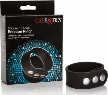 Calexotics Silicone Tri-snap Erection Black