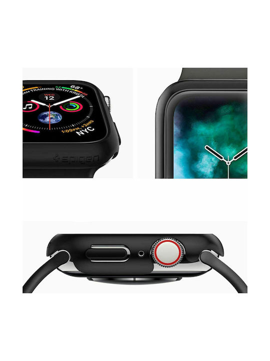 Spigen Thin Fit Plastikhülle in Schwarz Farbe für Apple Watch 40mm