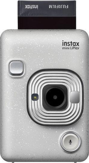 Fujifilm Instax Mini LiPlay Instant Φωτογραφική Μηχανή Stone White