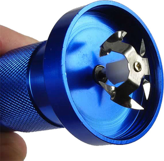 Aluminum Electric Grinder 50mm Blue