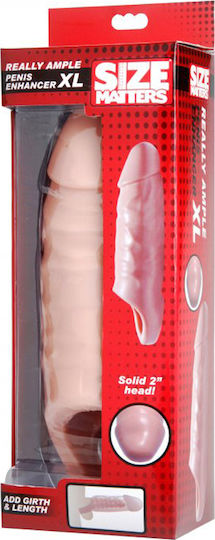 XR Really Ample Xl Penis Enhancer Sheath Προέκταση Πέους Flesh 23cm