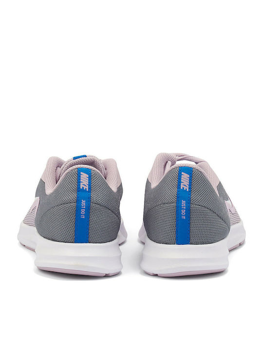 Downshifter 9 Αθλητικά Παιδικά Παπούτσια Running με Κορδόνια Iced Lilac / White / Smoke Grey