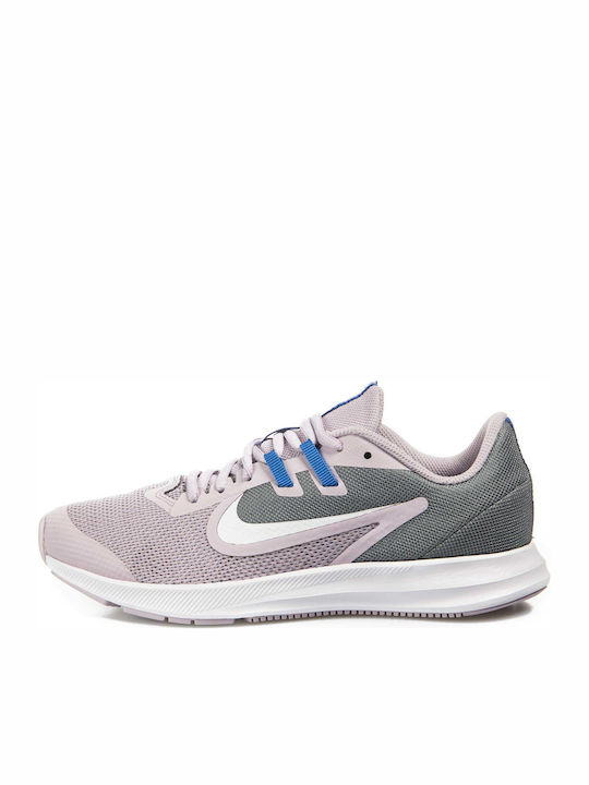 Downshifter 9 Αθλητικά Παιδικά Παπούτσια Running με Κορδόνια Iced Lilac / White / Smoke Grey