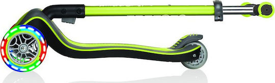 Globber Trotinetă Copii Pliabilă Elite Deluxe Lights cu 3 Roți pentru 3+ Ani Verde