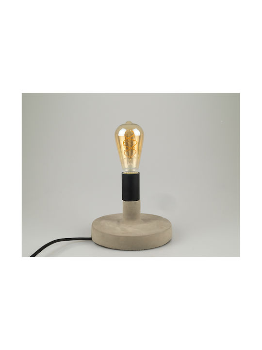 V-TAC Concrete Vintage Table Lamp for Socket E27 with Gray Base