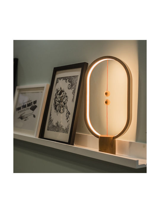 Allocacoc Heng Balance Lamp Ellipse Dekorative Lampe Beige