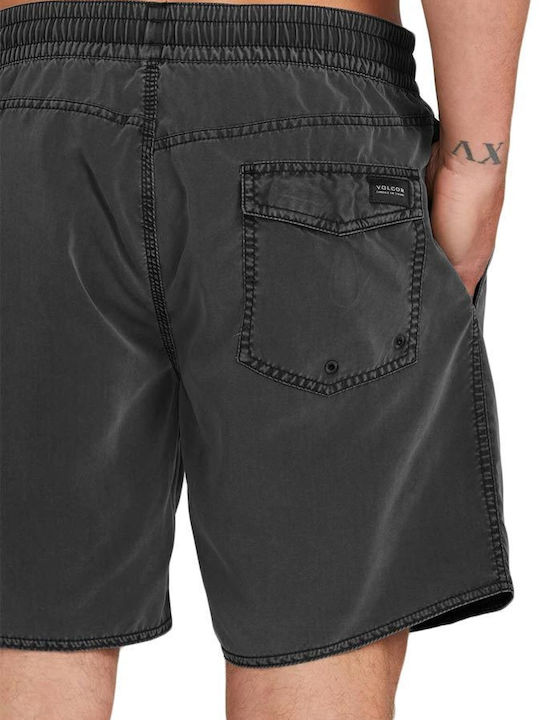 Center Trunk 17" Ανδρικό Μαγιό Βερμούδα Μαύρη