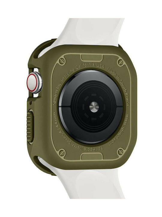 Spigen Rugged Armor Θήκη Σιλικόνης Olive Green για το Apple Watch 40mm
