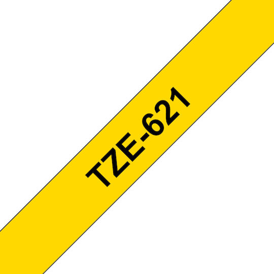 Brother Label Maker Tape 8m x 9mm In Yellow Colour Compatible With Brother TZe/TZ