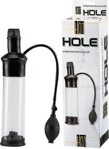 Seven Creations Hot Hole Multi Speed Vibrating Τρόμπα Πέους με Δόνηση Μαύρη