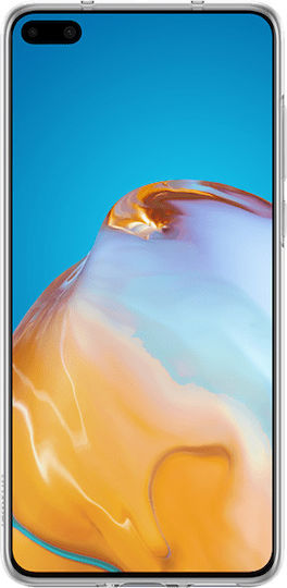 Huawei Задна корица Силикон Прозрачен (Huawei P40)