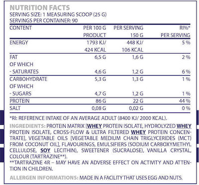 Nutri-MCH Whey Iso with Flavor Chocolate 2.27kg