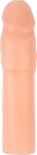 Chisa Novelties SuperMe Real Feel Sleeve Penis Extension Flesh 16cm