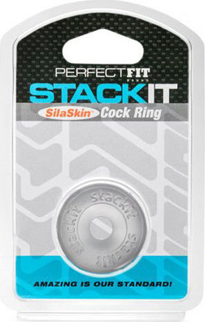 Perfect Fit Brand Stack-it Cockring Cock Ring Schwanz Transparent