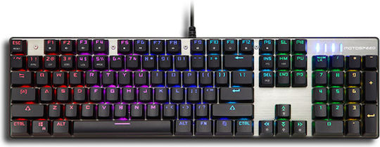 Motospeed Inflictor CK104 Gaming Μηχανικό Πληκτρολόγιο με Outemu Red διακόπτες και RGB φωτισμό (Ελληνικό)