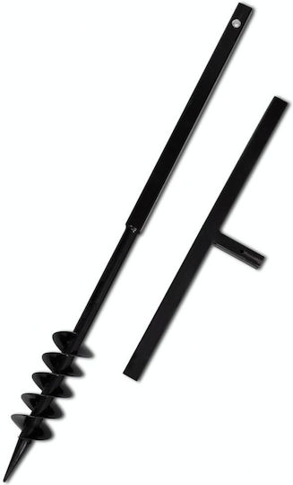 vidaXL Burghiu De Mână Cu Mâner De 80 Mm Și Tub De Extensie De 9 M Oțel 270540