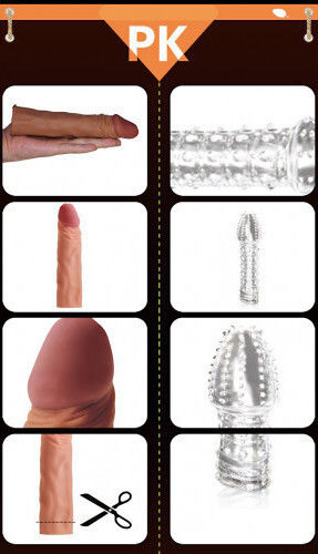 Lovetoy Pleasure X Tender Προέκταση Πέους Flesh 18.5cm
