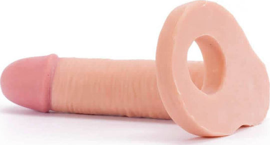 Lovetoy Ultra Soft Double με Dildo 14.7cm στο χρώμα του δέρματος