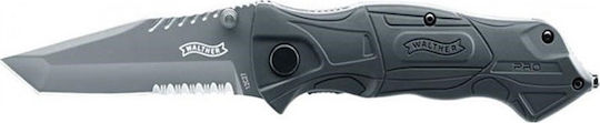 Walther Pro Tac Tanto Taschenmesser Schwarz mit Scheide