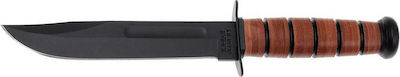 Ka-Bar Full-size USMC Straight Edge Μαχαίρι με Θήκη Πορτοκαλί