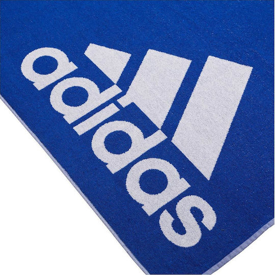 adidas Beach Towel Cotton Blue 140x70cm.