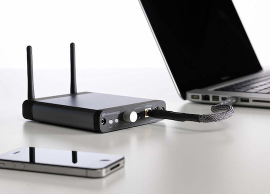 Audioengine D2 Premium 24-bit Wireless DAC με Είσοδο USB Μαύρο