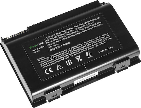 Green Cell Compatible Battery for Fujitsu LifeBook A8280/AH550/E780/E8410/E8420/N7010 with 4400mAh