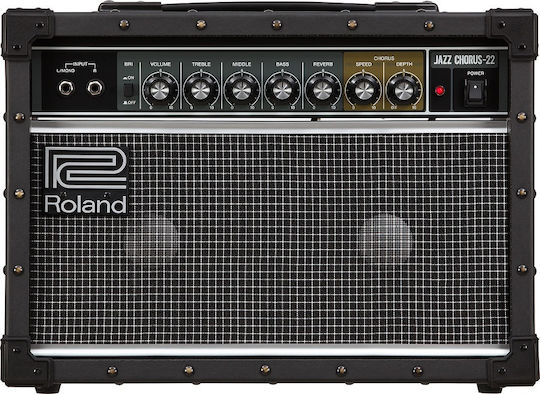 Roland JC-22 Jazz Chorus 30w Combo Amplifier for Electric Guitar 2 x 6.5" 30W Black