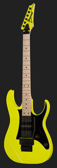 Ibanez RG550 Genesis Collection Elektrische Gitarre Stratocaster mit HSH Tonabnehmerkonfiguration Desert Sun Yellow