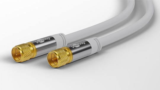 Goobay Satellite Cable F-Connector male - F-Connector male 10m (70653)