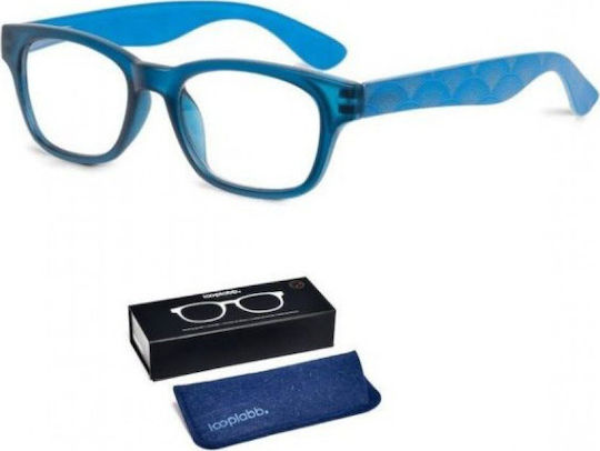 Looplabb Momo LL06B Women's Reading Glasses +1.50 Blue
