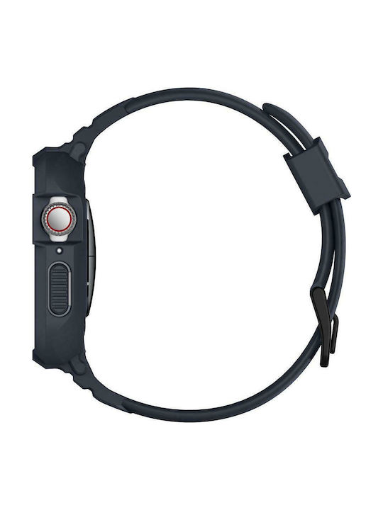 Spigen Rugged Armor Pro Silicone Case Charcoal Gray for Apple Watch 44mm