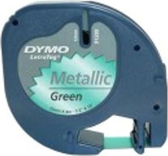 Dymo 91209 Etikettendrucker-Bänder 4m x 12mm in Grün Farbe