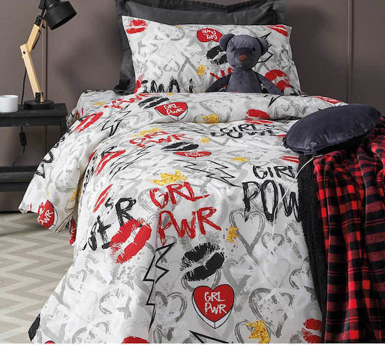 Palamaiki Trend TC920 Kids Cotton Pillowcase Set 50x75cm Gray