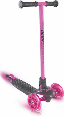 Y Volution Kids Scooter Y Glider Neon Led 3-Wheel Pink