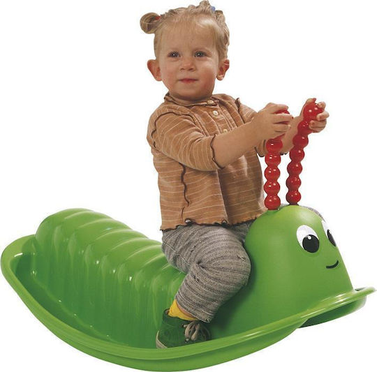 AMILA Schaukelspielzeug Caterpillar für 18++ Monate Grün
