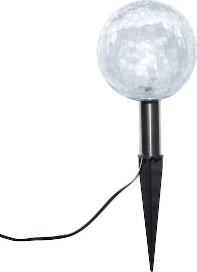 vidaXL Set of 6 Stake Solar Lights Cold White with Photocell