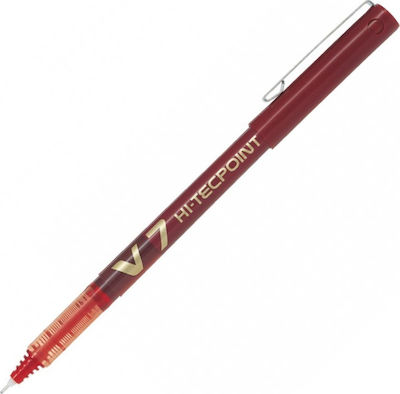 Pilot Hi-Tecpoint Pen Rollerball 0.7mm with Red Ink