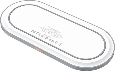 Hoco Wireless Charger (Qi Pad) 10W Whites (CW24 Handsome)