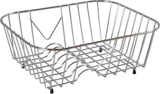 Sanitec Νο 11 Στραγγιστήρι Γούρνας Inox Ασημί 36.5x29cm