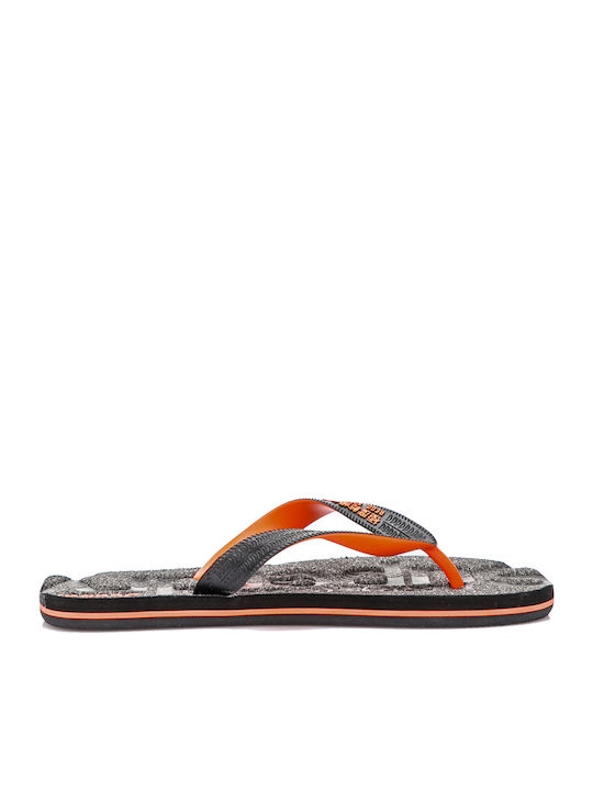 D1 Scuba Grit Flip Flop Ανδρικά Flip Flops Μαύρα