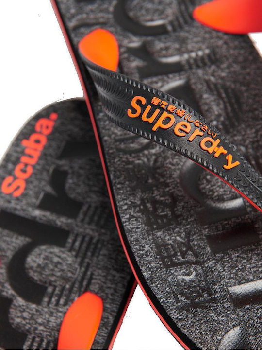 D1 Scuba Grit Flip Flop Ανδρικά Flip Flops Μαύρα