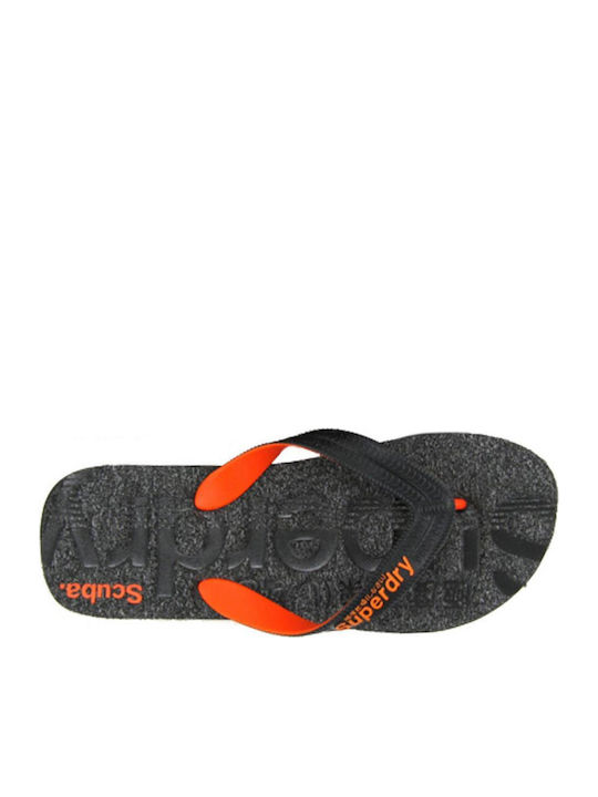 D1 Scuba Grit Flip Flop Ανδρικά Flip Flops Μαύρα