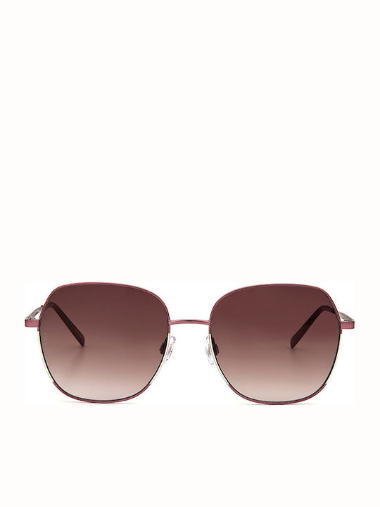 Missoni Women's Sunglasses with Burgundy Metal Frame and Brown Gradient Lens MMI 0018/S NCK/HA